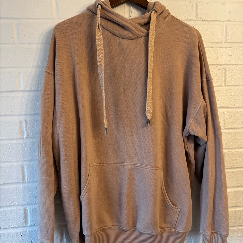Aerie Men's Brown Hoodie Sweater